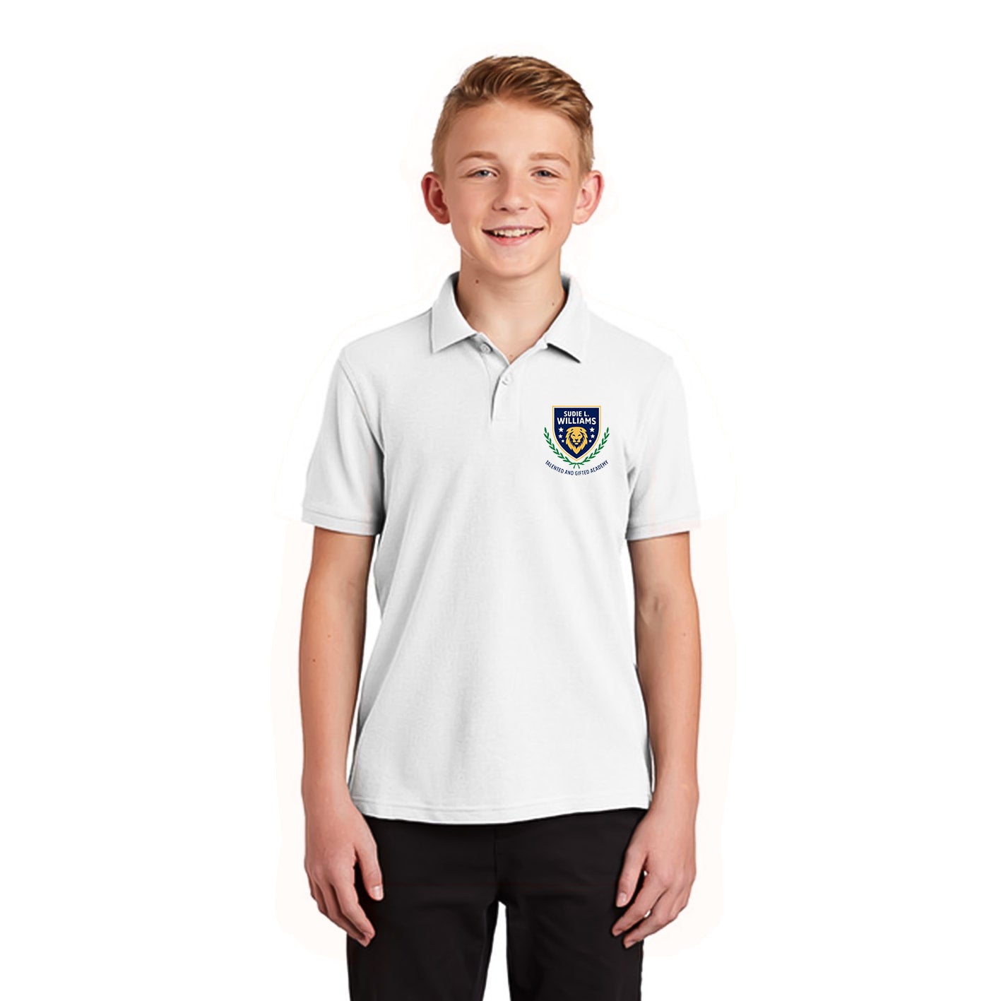 boys uniform polo shirts