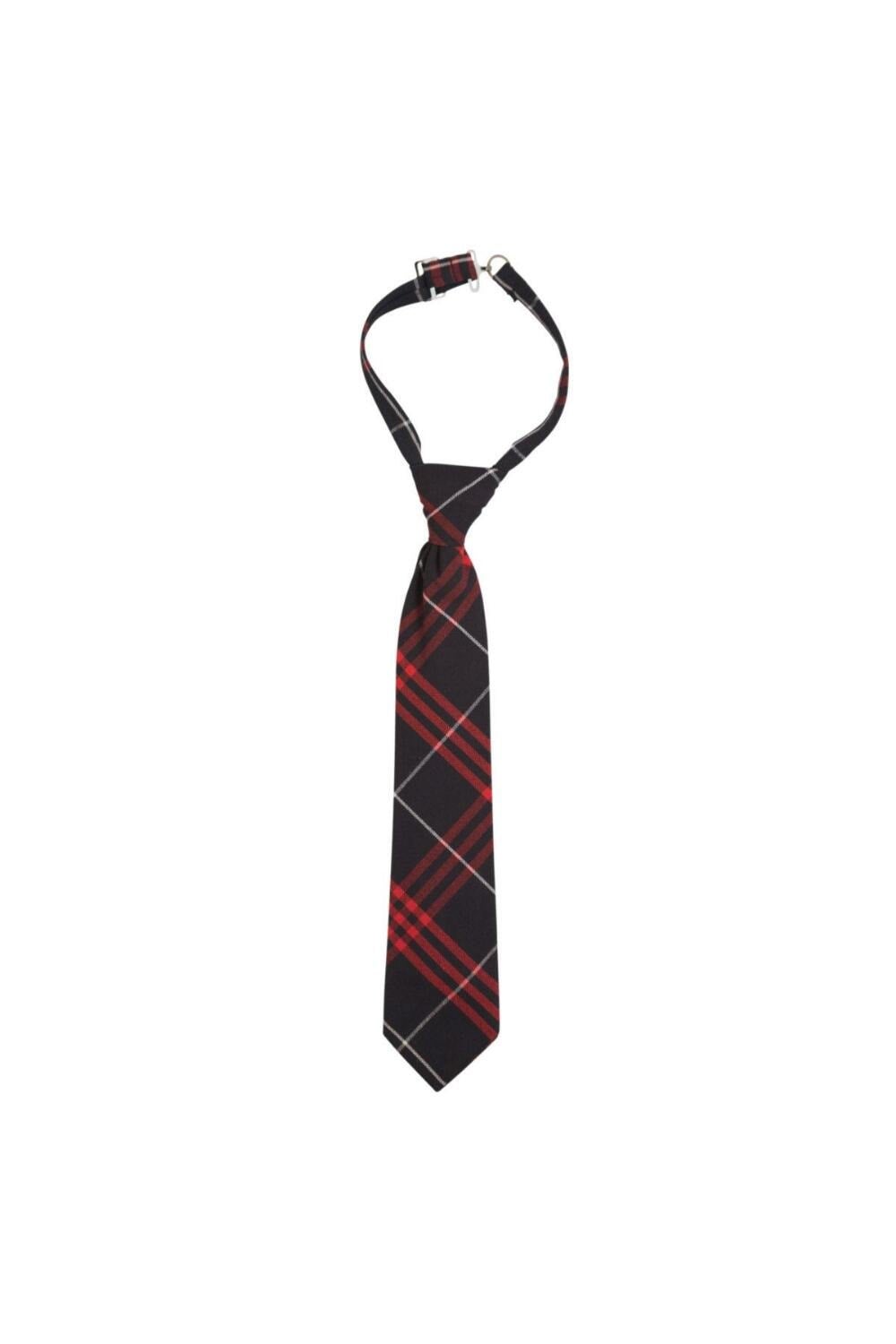 Monogram Plaid Tie  School Uniform Ties