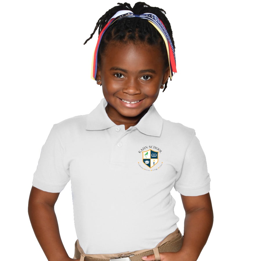 Girls shop uniform polo